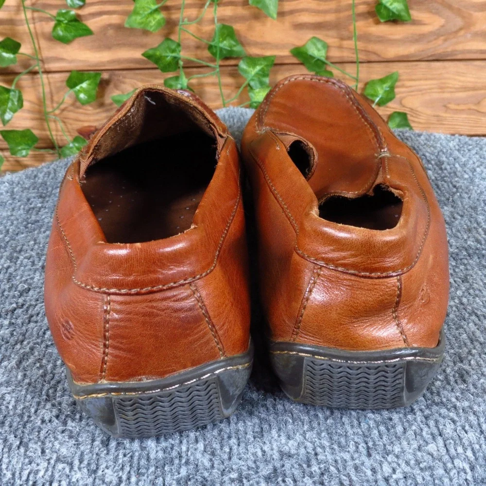 Rockport K55807 Mens Loafer Size 12 Driving Shoe Tan Leather Slip On Moc Toe